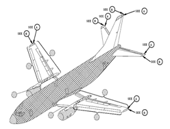 防雷擊金屬網(wǎng) 防雷擊部位指示