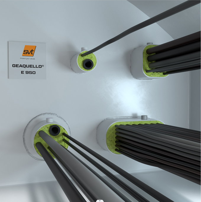 一種艦船和海上項目專用的多重管線貫穿密封防火系統(tǒng)SVT E950